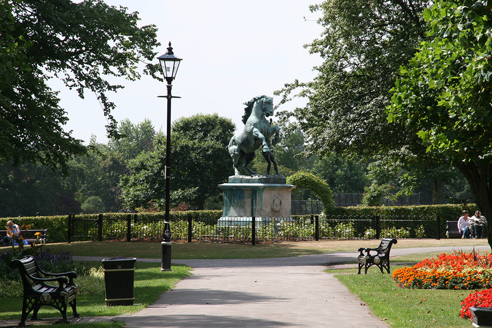 Statue in Brueton Park